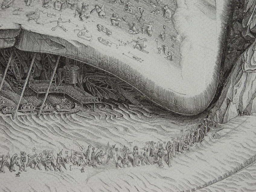 Panoramic veduta of the Undernail